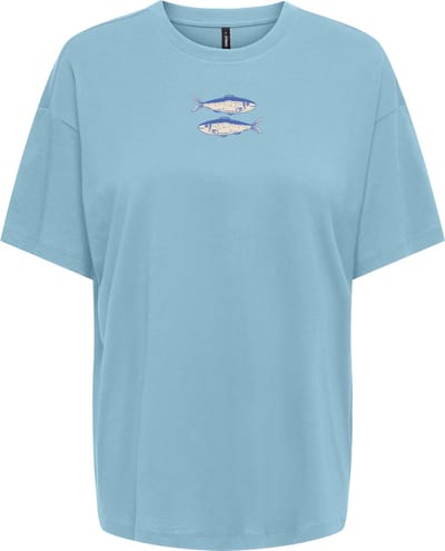 Only T-shirt Onlvivvi S/s Lovely Top Jrs 15346761 Petit Four/sardines Dames Maat - XS
