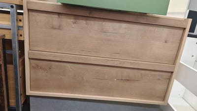 Hangende Wastafel Unit - Badkamermeubel Wastafel - Ruimte Besparen Badkamer - Soft Close Systeem