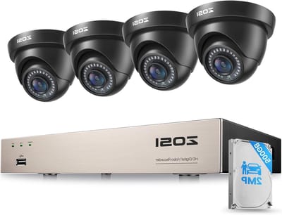 Bewakingscamera Set - Beveiligingssysteem - Woning Beveiligen - Intelligente AI Detectie - 8 Kanaals 500GB - Zwart
