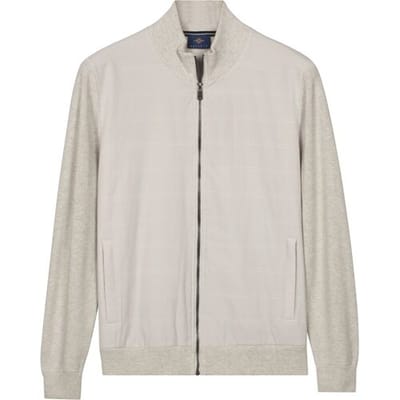 Baileys Vest Full Zip Front Body Light Padded Quilted Off White / male