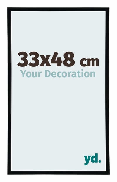 Your Decoration - Puzzellijst 33x48 cm - Zwart Mat - Puzzellijst 500-1000 stukjes - Kunststof Fotolijst - Annecy
