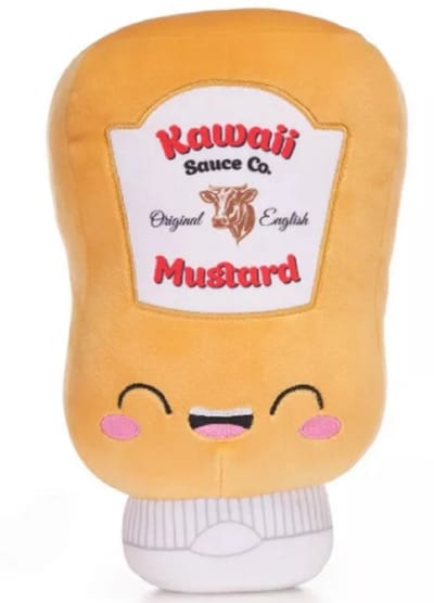 Mosterd Saus Squishy Pluche Knuffel 30 cm