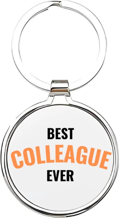 Akyol - best colleague ever Sleutelhanger - Collega - collega's - werk - collega - beste ooit - cadeau - verjaardag - kado - geschenk - gift - verrassing - welkomst cadeau - afscheidscadeau - liefde - 4 x 7,5 CM