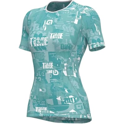 Ale Dames Base Layer Korte Mouwen Break - Blauw - S - Valt klein