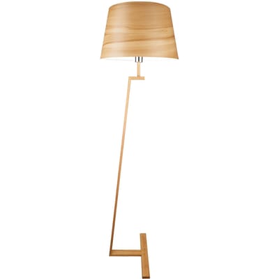 Aluminor Vloerlamp Memphis LS met echt hout gefineerd