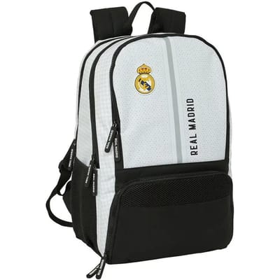 Safta Real Madrid 24/25 21.40l 27x33x10 Cm Rugzak Zwart Kinderen