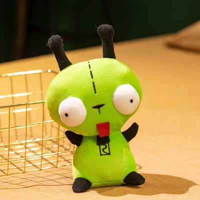 25cm Buitenaards Wezen Et 3D Ogen Groene Invader Zim Gir Hond Pluche Figuur Speelgoed Zacht Gevuld Verzamelobject Kerstcadeau Speelgoed Voor Kinderen 25cm