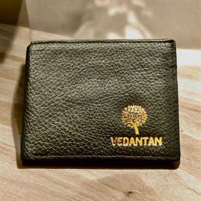 Portemonnee - Leer - Luxe - Vedantan - Zwart - Heren - Cadeau - Feest - Kerst - Wallet - Mannen - Gift for Men