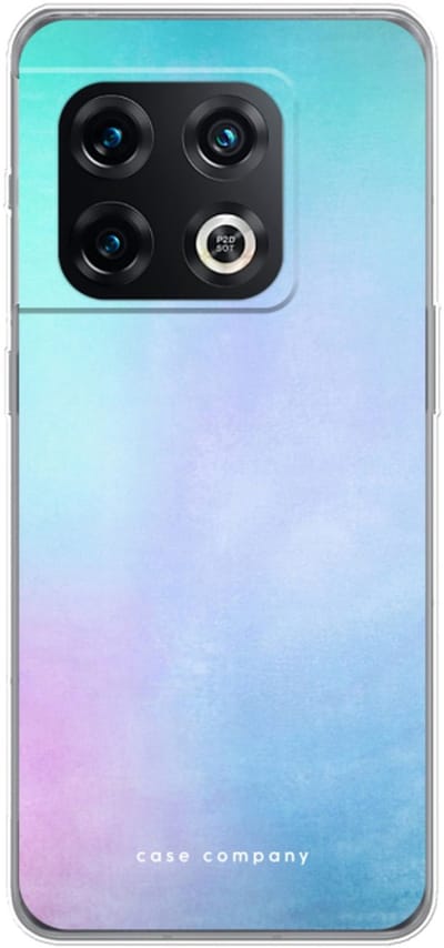 Case Company® - Hoesje geschikt voor OnePlus 10 Pro hoesje - Mist pastel - Soft Cover Telefoonhoesje - Bescherming aan alle Kanten en Schermrand