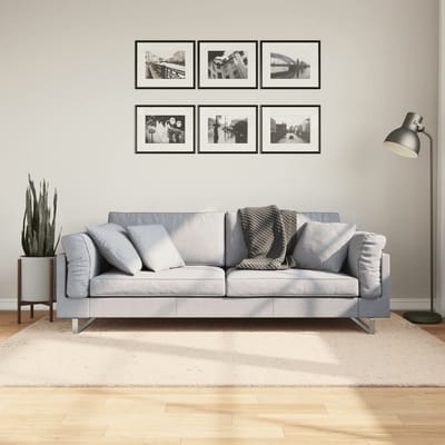 vidaXL - Vloerkleed - HUARTE - laagpolig - zacht - wasbaar - 140x200 - cm - beige