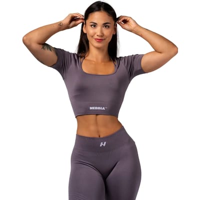T-shirt dames Nebbia Flow Seamless Shaping
