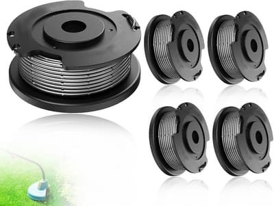 Allecto - Draadspoelen Grastrimmer - 4 stuks - Nylon draden voor continu maaien - Φ1,65 mm - Geschikt voor Bosch trimmers - Reserve spoelsnoer