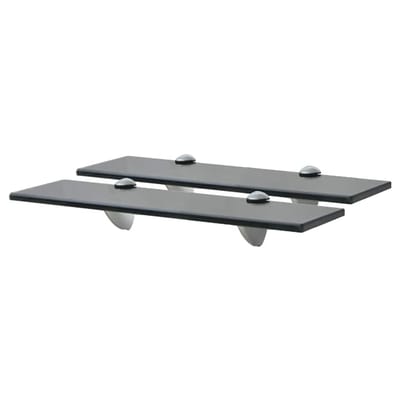 vidaXL - Schappen - zwevend - 2 - st - 40x10 - cm - 8 - mm - glas