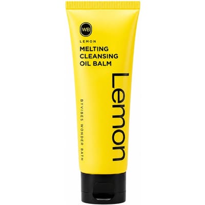 Wonder Bath Citroen Smeltende Reinigingsolie Balsem 60g Diepe Make-up Verwijderaar Voedende Reinigingsbalsem yellow