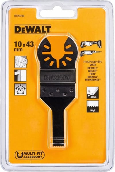 DeWalt DT20706 universeel multitool zaagblad voor hout - 10mm