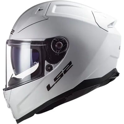 LS2 FF811 Vector II Solid Wit Integraalhelm - Helm