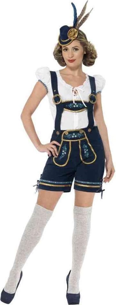 Blauwe Lederhosen Oktoberfest | maat M ( 40 - 42 )