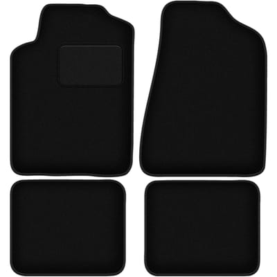 Zwarte velours vloermatten voor: Chrysler Sebring I cabriolet, sedan (1995-2001)