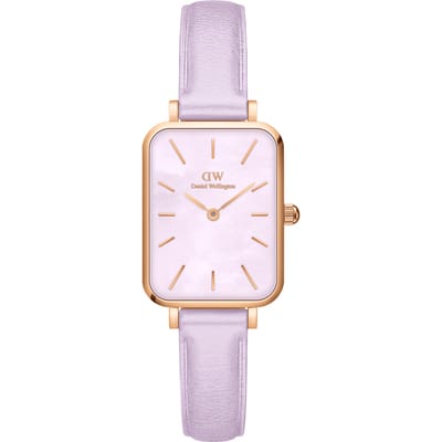 Dameshorloge Daniel Wellington Quadro Lavendel Parelmoer 20mm Dw00100637 + Doos (Zw521B)