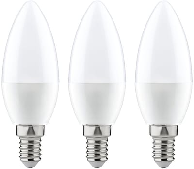 Paulmann 28426 LED-lamp Energielabel G (A - G) E14 Kaars 3.5 W Warmwit (Ø x h) 35 mm x 100 mm 3 stuk(s)