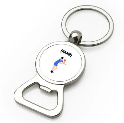 Akyol - tafeltennis met eigen naam flesopener - Sport - tafeltennisser - ping pong - 9 bij 3 cm