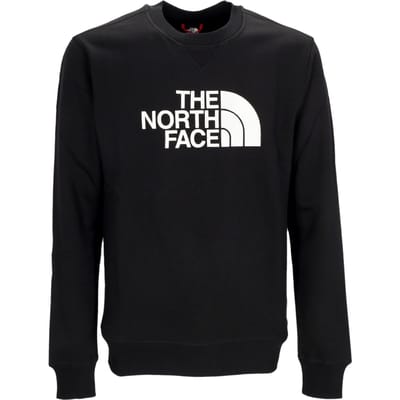 Drew Peak Crewneck Heren Sweatshirt Zwart/wit