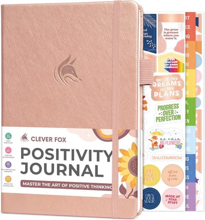 Positivity Journal - Dagelijks dankbaarheids- en bevestigingsdagboek met aanwijzingen voor een positieve mindset