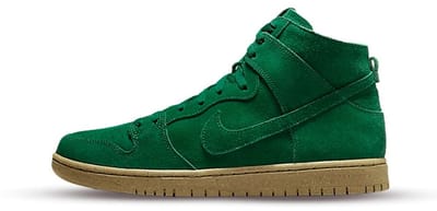Nike SB Dunk High - Maat 43 - George Green Suede - Sneakers Heren - DOOS ZONDER DEKSEL