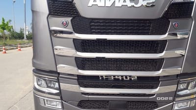 Truck Grille Set - Accessoires - Voertuig Styling - 8 Delig Gepolijst Staal - 8 Stuks - Chroom