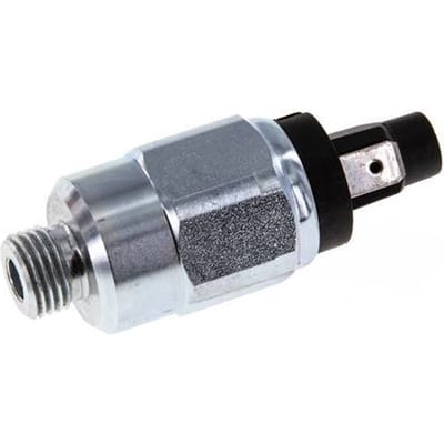 10 tot 70bar NO Staal Drukschakelaar G1/4'' 42VAC Platte Stekker - PSL-E-U-10-70-O-FP