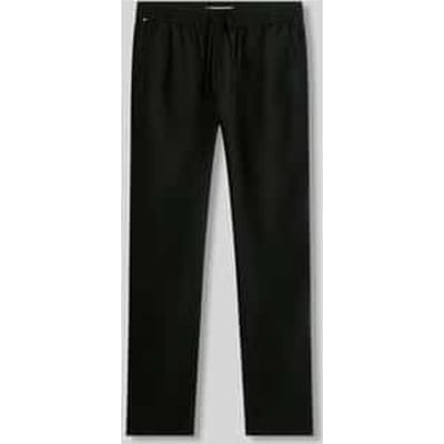 Tommy Hilfiger Harlem Po Sorona Linen Chino Black Size: W36L32 | Chinos Outlet | Heren | Zwart