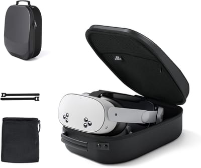 Draagtas voor Meta Quest 3, Oculus Quest 2 en Pico 4 - Bescherming, Opbergtas en Reisoplossing voor VR Accessoires en Controllers
