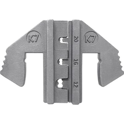 PLE-0K7 Krimp-onderdelen Geschikt voor connector: DUITS Krimpbereik AWG: 12 tot 20 AWG Geschikt voor merk: TOOLCRAFT PZ-500