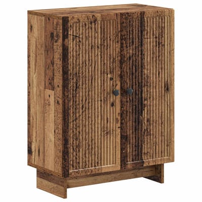 vidaXL - Badkamer - Opbergkast - EDE - Oud - hout - 59,5 - x - 31 - x - 80 - cm - Bewerkt - hout