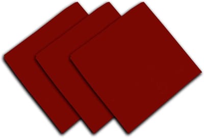 Famanu - Katoenen Servetten – 3 stuks 45x45 cm – Rood – Herbruikbare Luxe Tafeldecoratie