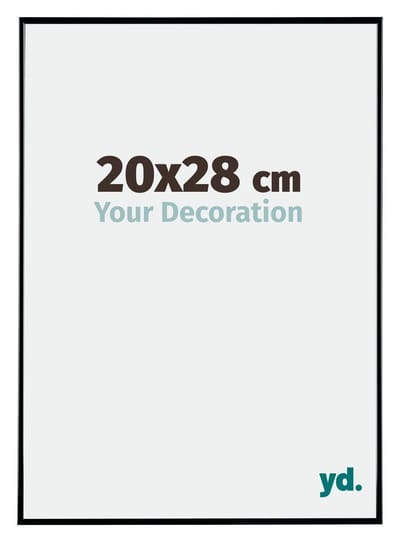Your Decoration - Fotolijst 20x28 cm - Kunststof - Zwart Hoogglans - Evry
