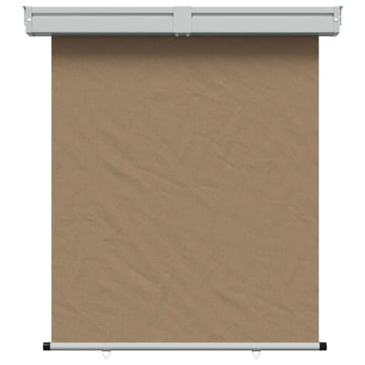vidaXL Zijscherm Balkon 170 x 250 cm 100% polyester ijzer staal Taupe