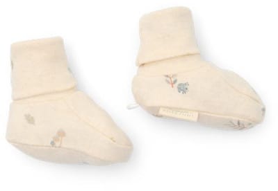Little Dutch Sloffen - Maat 44-56 - Sloffen kinderen Jongens - Zand, Beige - Forest Friends Newborn Forest Nature