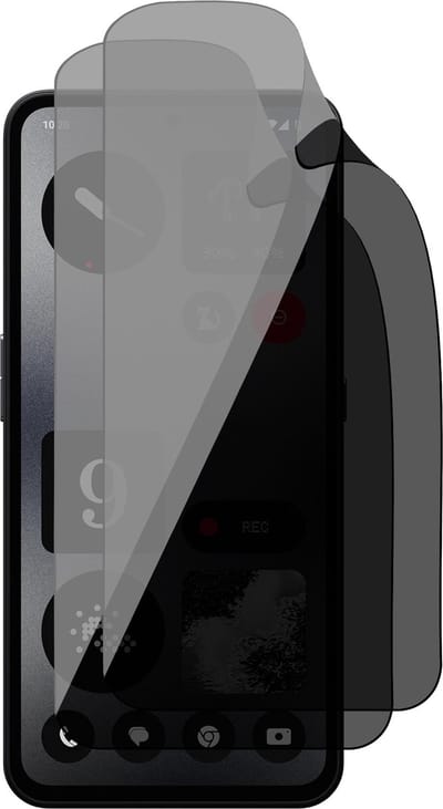 Privacy Screenprotector geschikt voor CMF Phone 1 - 2x FlexGuard Screen Protector