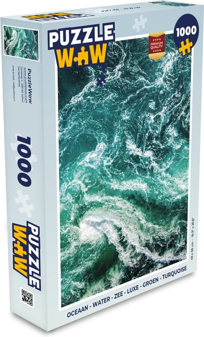 Puzzel Oceaan - Water - Zee - Luxe - Groen - Turquoise - Legpuzzel - Puzzel 1000 stukjes volwassenen