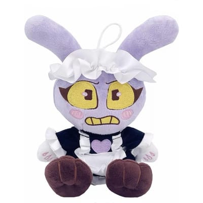 Nieuwe Pluche Pop Dienstmeisje Set Pluche Konijn Zacht Speelgoed Kinderverjaardagscadeau Huis Slaapkamer Decoratie Paarse Konijn Metgezel