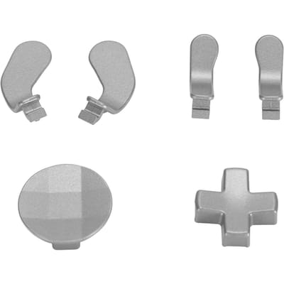 Accessoires voor Xbox One Elite Series 2 Controller Metalen Duimsticks Vervangende Onderdelen Kits Joysticks Peddels Kit Silver