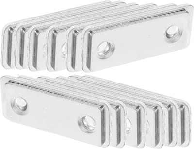 Magnetische Deurvergrendeling - Kastsluiting - Kasten Sluiten - Zonder Boren - 4.2x1.7cm - Zilver