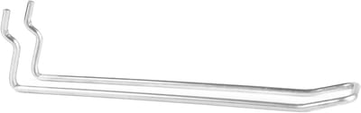 5 stuks - 16cm - Dubbele Gaatjeswand / Perfowandhaak / Boardhaak / Displayhaak - Metaal - type: PHO-16D
