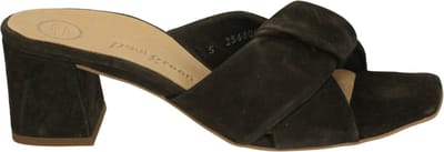 Paul Green - 6127 - Dames slippers - Kleur: Bruin - Maat: 37.5