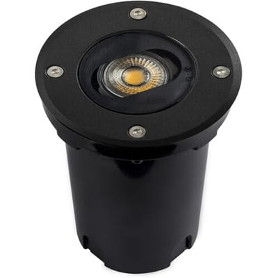 KS Verlichting Richtbare Grondspot LED Ø12 Rond zwart incl. GU10
