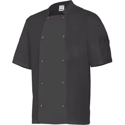 Korte Mouwen Keukenjack Met Drukknopen Velilla