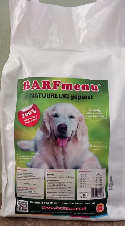 BARFmenu Hondenvoer Natuurlijk! Geperst 15 kg