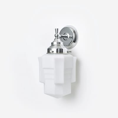 Wandlamp Apollo Mat Royal Chroom - Art Deco Trade