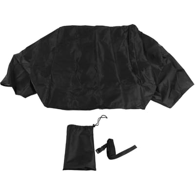 Zwembadverwarming Afdekking Zilver Gecoat 420D Oxford Water Stofdicht Winter Zwembad Warmtepomp Afdekking black